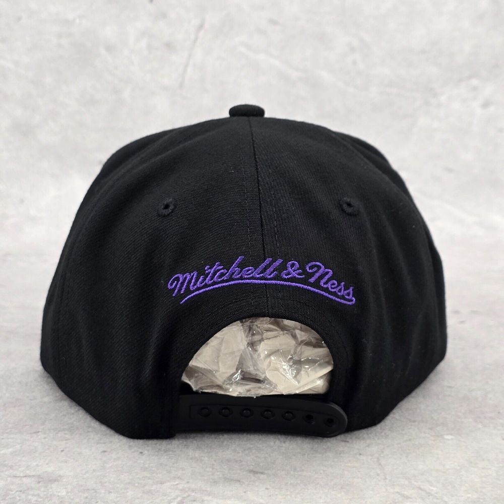 Mitchell & Ness Los Angeles Lakers Vibes Cap Black & Purple Snapback Hat‎ - Picture 4 of 14